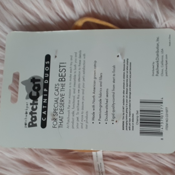 SALE!!! Brand New PATCHCAT CATNIP DUOS Cat Toy-2 CT. - Picture 2 of 2